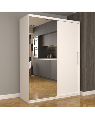 Dulap DANTE, Alb, Pal, Oglinda