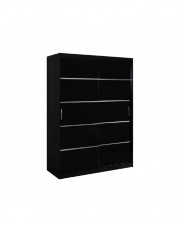 Dulap OTTO, Negru, Pal