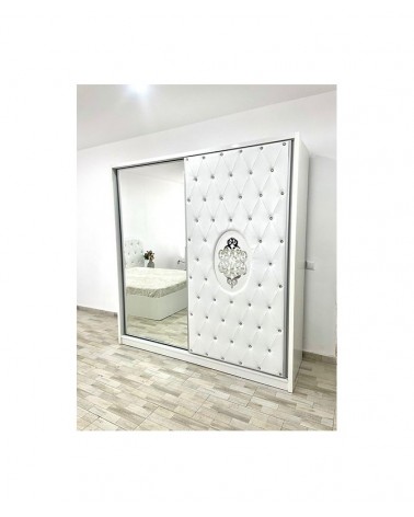 Dulap COD102 Alb, 200x206x61cm