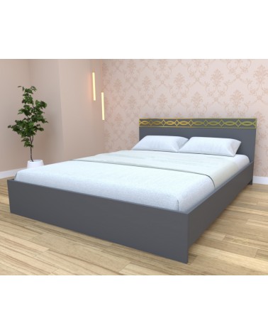 Set Pat Eva Gold Cu Saltea 160x200cm
