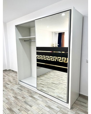 Dulap COD103 Alb+Negru, 200x206x61cm