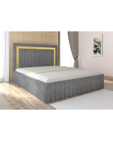 Set Pat Ianis Complet Tapitat Cu Saltea 140x200cm