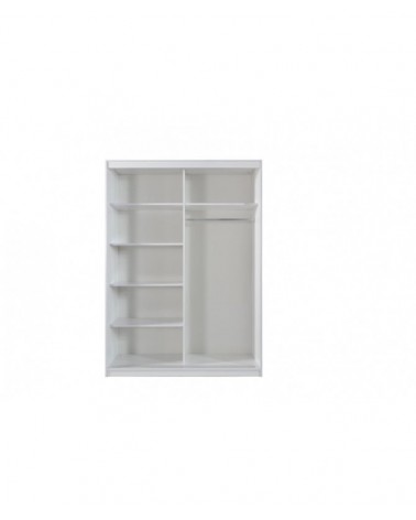 Dulap A04 Sonoma/Gri cu Oglinda, 150cm Lungime