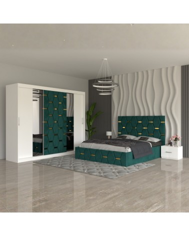 Set Dormitor Sofia + Saltea 180x200cm